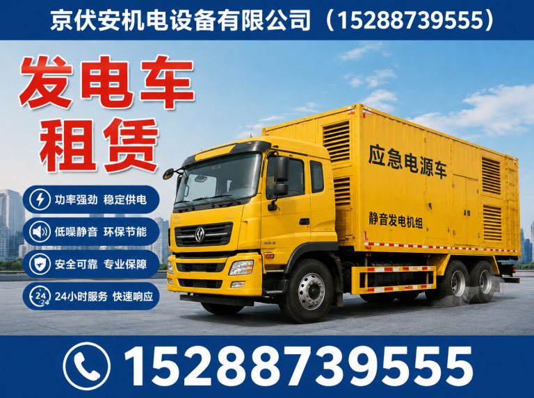 盘锦发电车租赁展示图